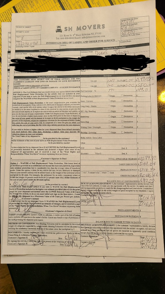 Photo by Duane Johnso of SH Movers Inc - Large