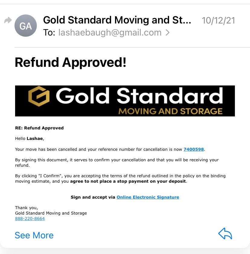 Photo by Lashae Baugh of Gold Standard Moving and Storage LLC - Large