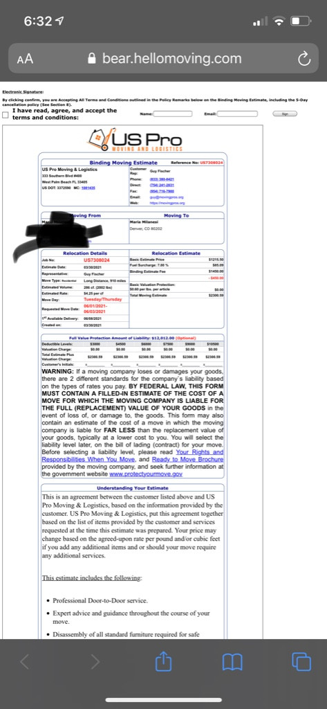 Photo by Erik Gunderson of US Pro Moving and Logistics LLC - Large