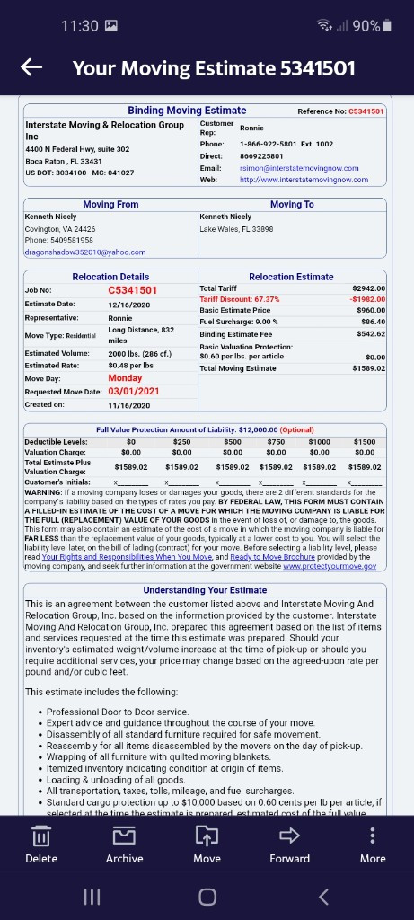 Photo by Kenneth Nicely of Moving Pro US - Large