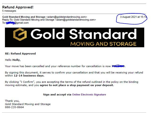 Photo by Holly Ca of Gold Standard Moving and Storage LLC - Large