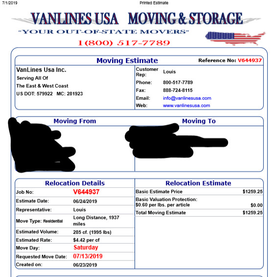 Photo by Erin Skidds of Van Lines USA - Large