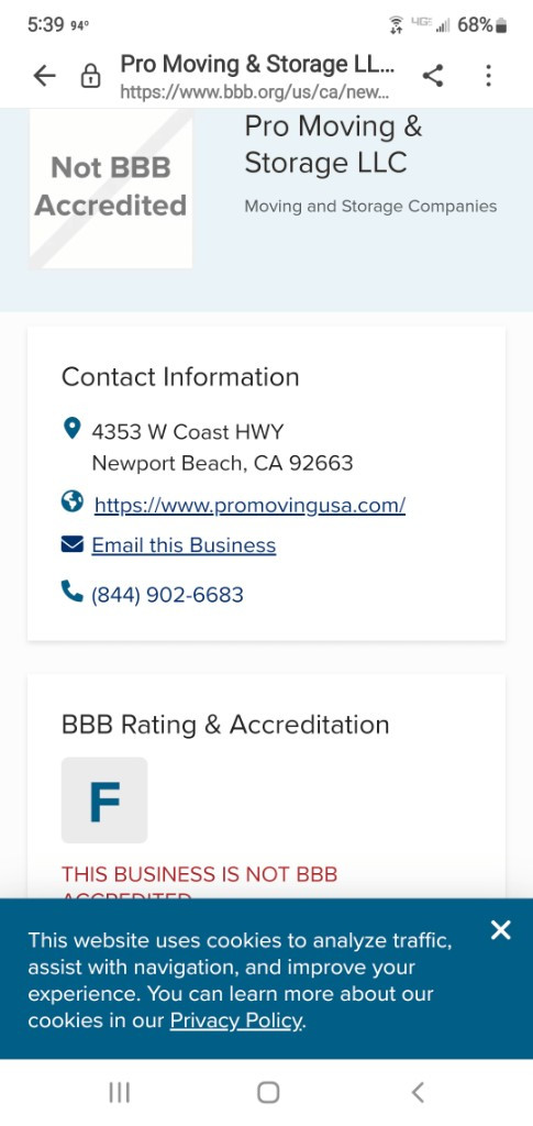 Photo by Darcee Handley of Pro Movers Inc - Large