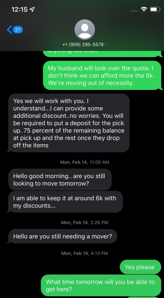 Second photo by Wendy Hewett of California Exodus Moving and Storage LLC - Large