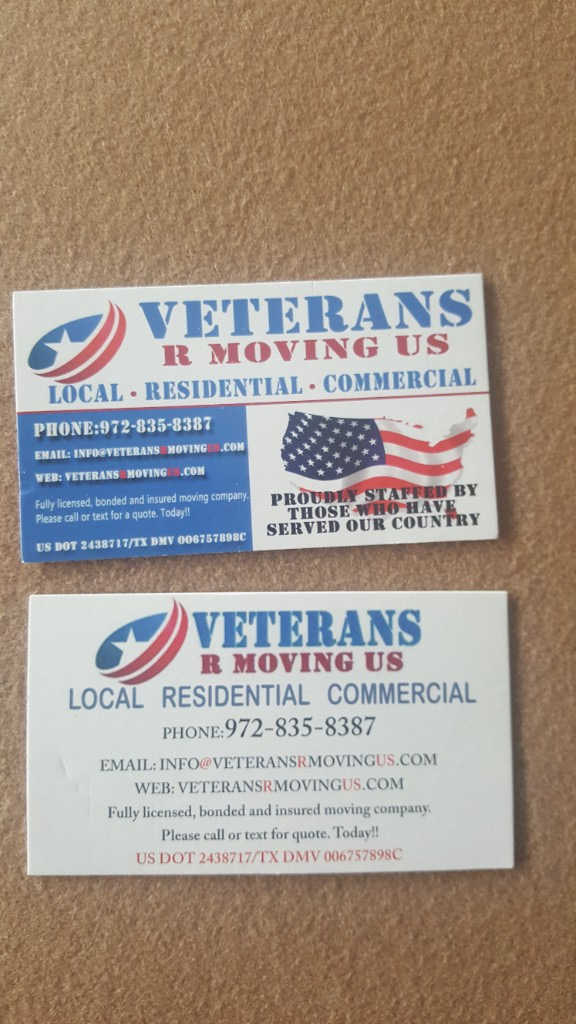 Photo by Paulette Trigg of Veterans R Moving US - Large