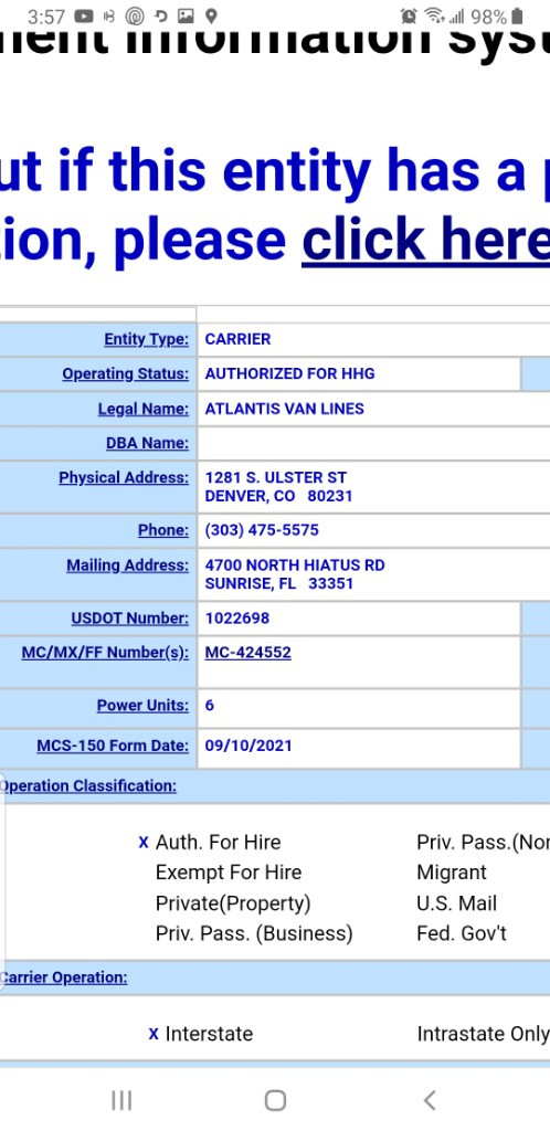 Second photo by Richard Eugene Handy of Atlantis Van Lines - Large