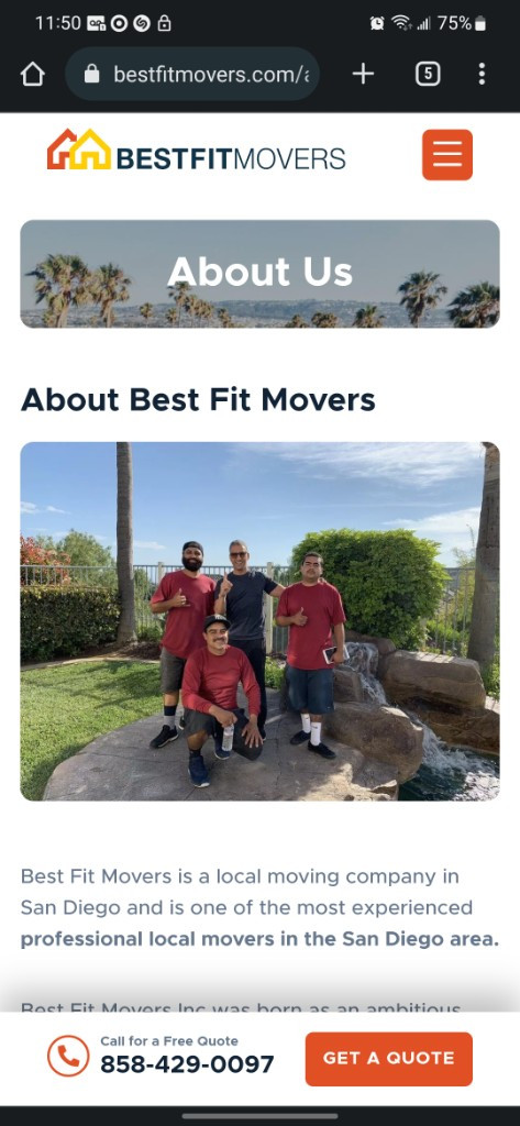 Photo by Jennifer F Larson of Best Fit Movers - Large