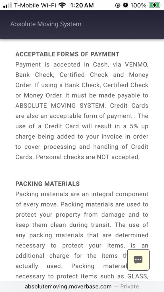 Second photo by Renee Berthelette of Absolute Moving System - Large