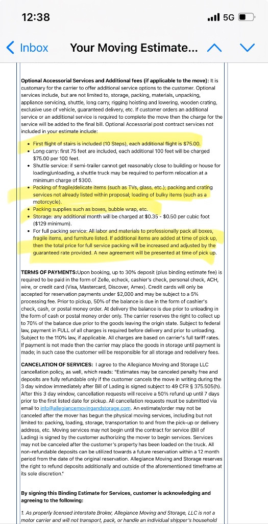 Second photo by Meg Heagerty of Allegiance Moving and Storage LLC - Large