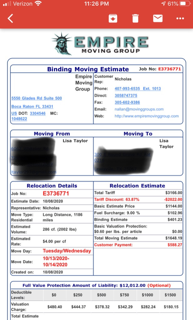 Photo by Lisa Taylor of Empire Moving Group LLC - Large