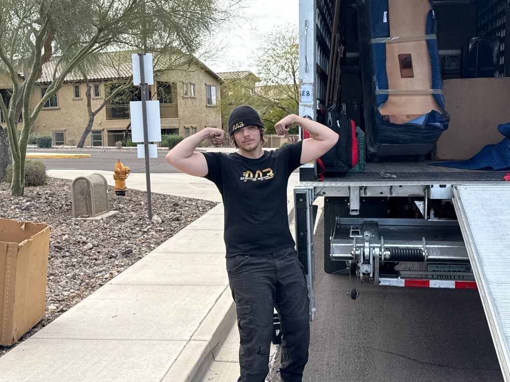 Photo by Chris Naude of Muscular Moving Men - Large