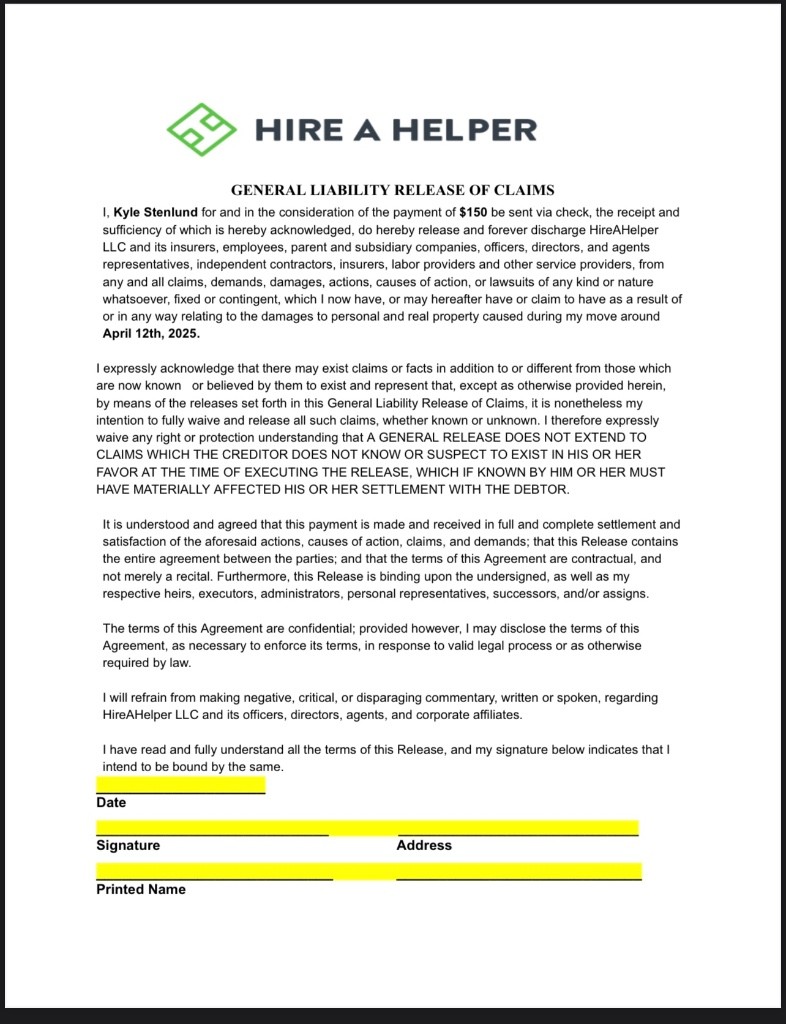 Photo by Kyle Stenlund of Hire A Helper - Large