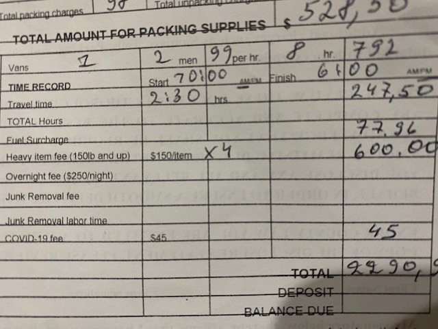 Photo by Mateus Sres of Two Man Moving LLC - Large