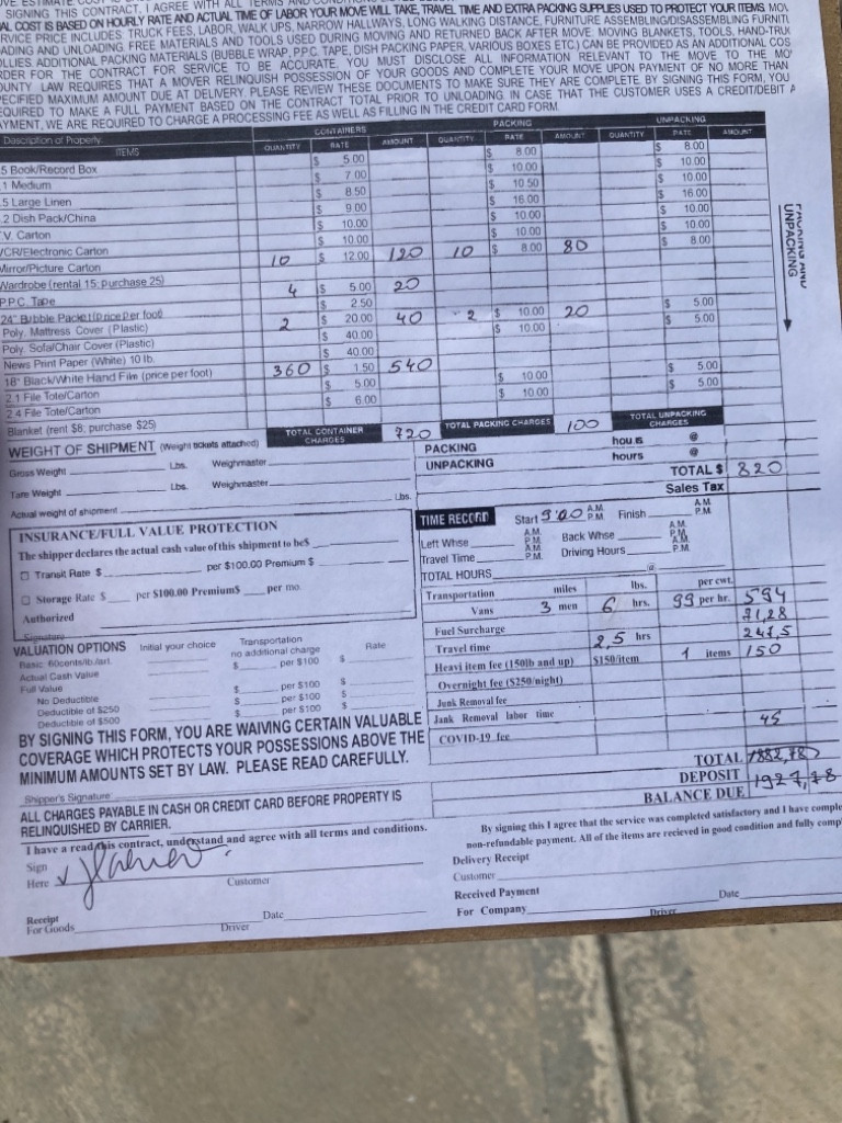 Second photo by Miguel Vargas of A Couple Of Movers - Large