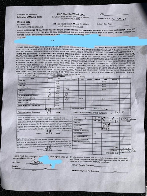 Photo by Lisa Gray of Two Man Moving LLC - Large