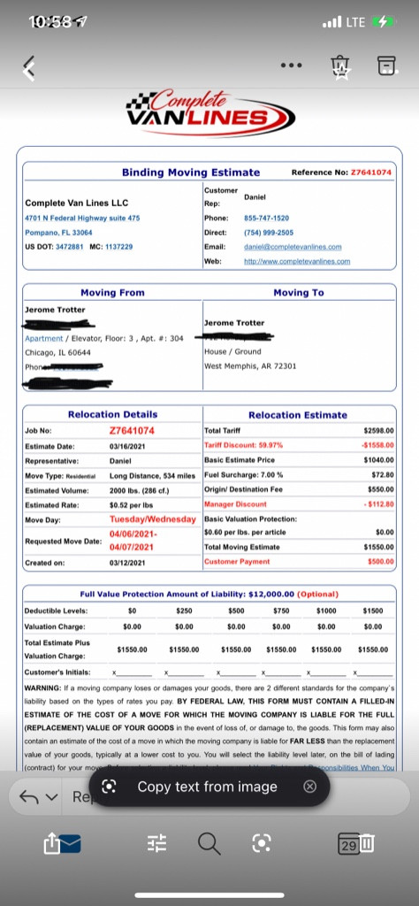 Second photo by Jerome Trotter of Complete Vanlines LLC - Large