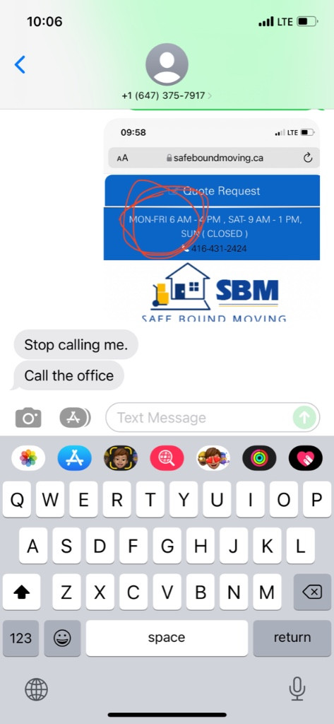 Second photo by Ligia Ll of Safe Bound Moving - Large