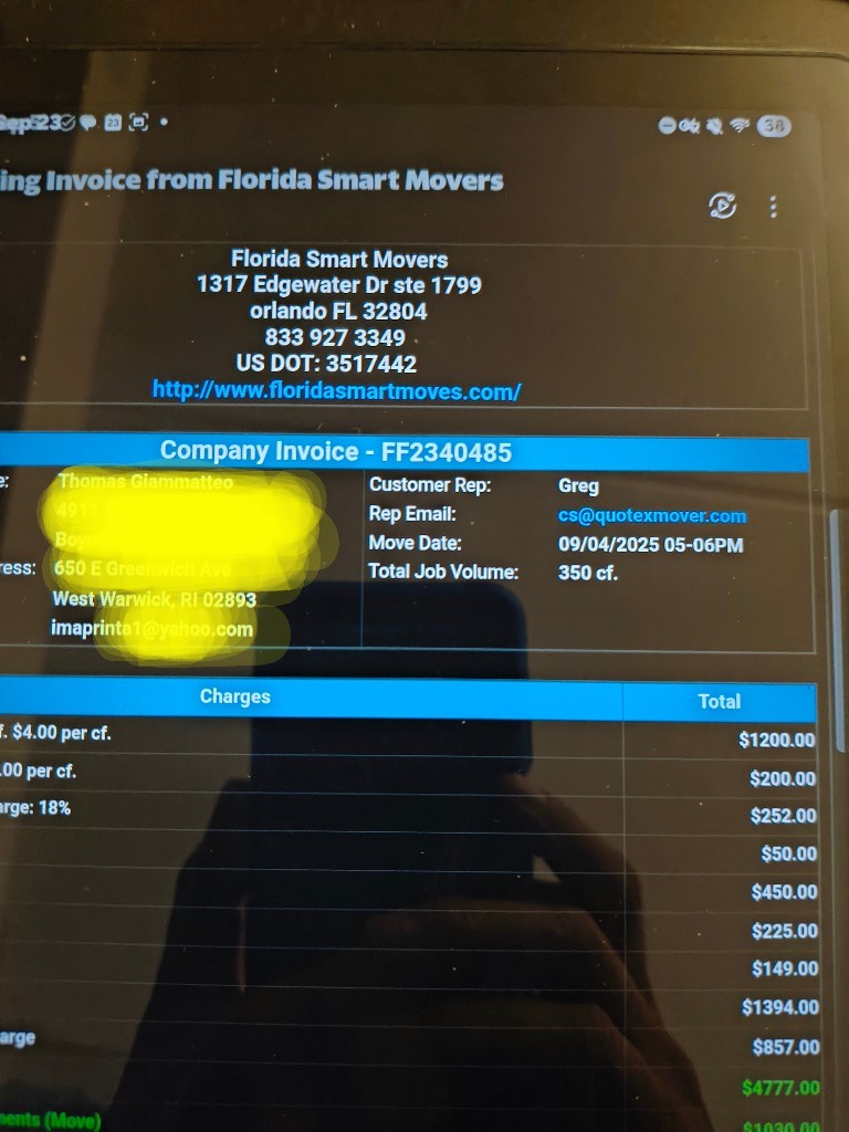 Second photo by Tom Gee of Florida Smart Movers - Large