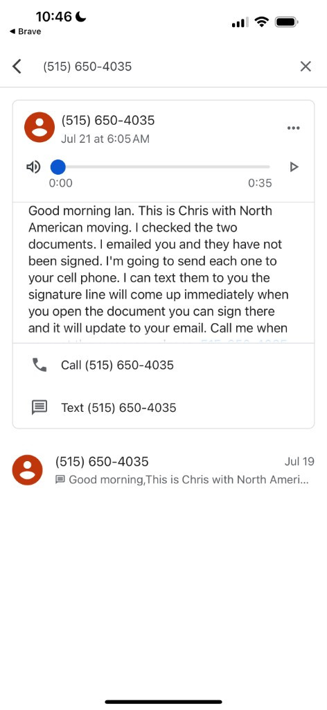 Second photo by Ian Mckenzie of North American Moving Experts LLC - Large