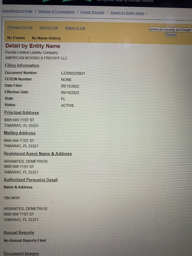 Second photo by Christine Burke of American Moving and Freight - Large