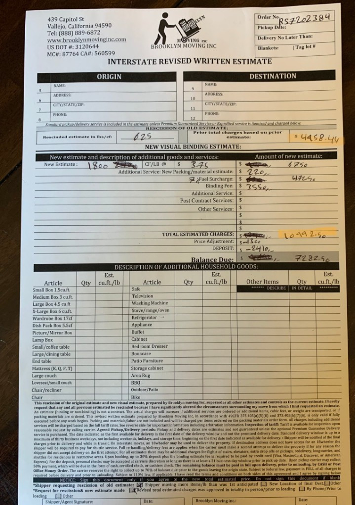 Second photo by Darlene Kirchgatter of Razor Van Lines - Large