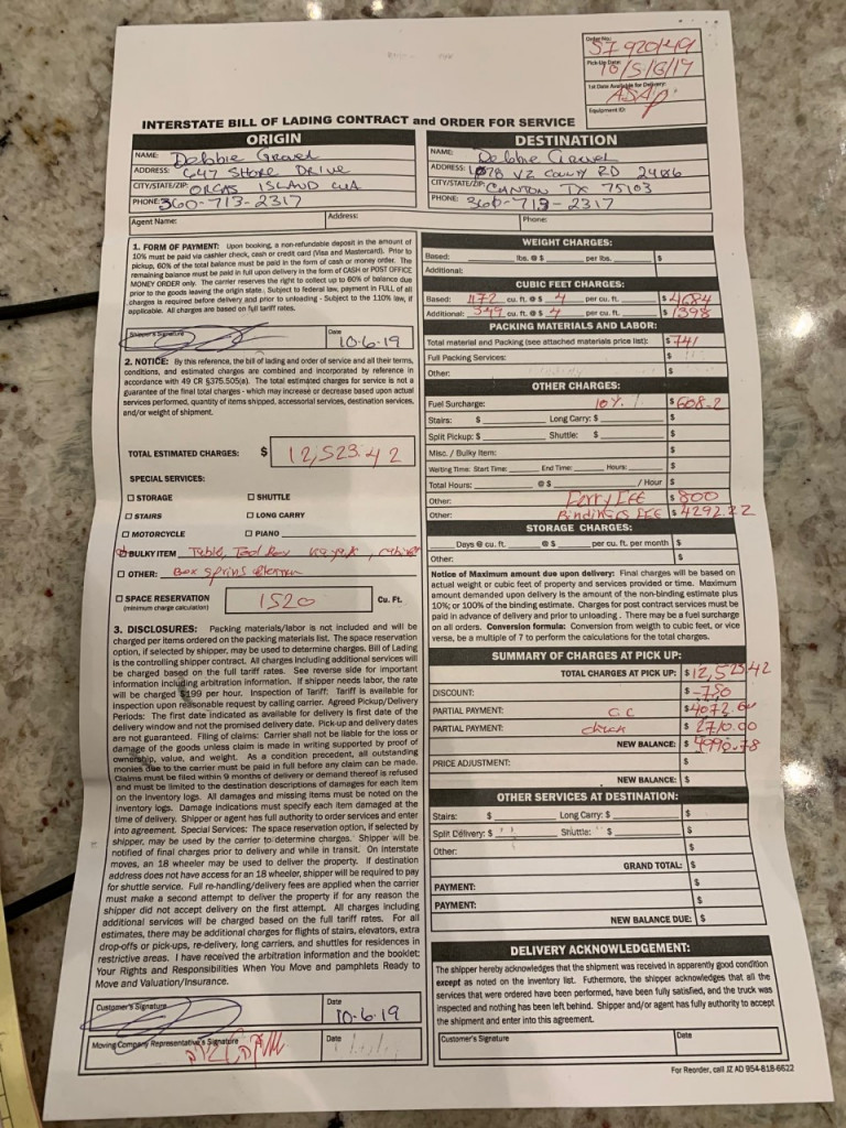 Second photo by Terry Grover of All Pro Moving Group LLC - Large