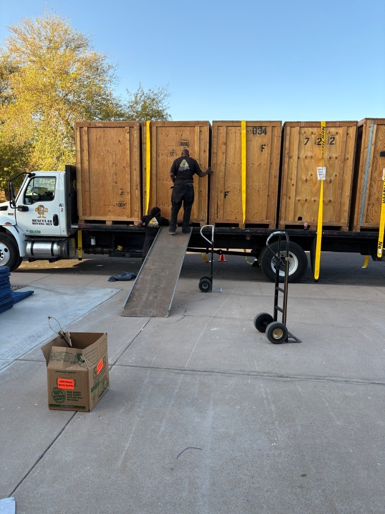 Photo by Bridgette Allison of Muscular Moving Men - Large