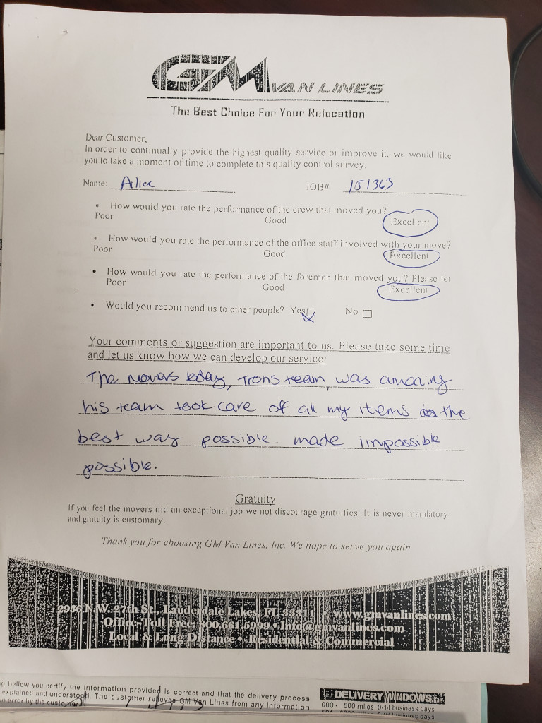 Photo by Alice Fig of GM Van Lines - Large