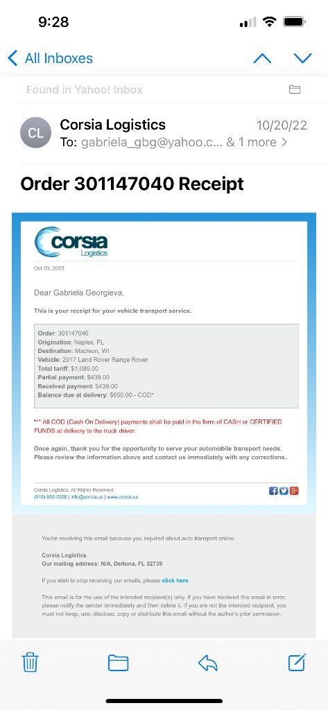 Photo by Gabriela Metodieva of Corsia Logistics - Large