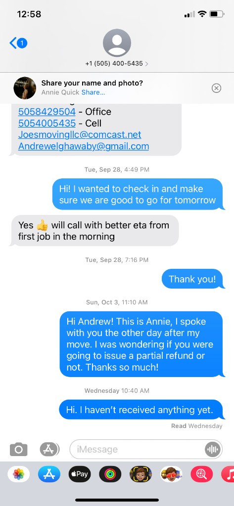 Photo by Annie Quick of Joe's Moving - Large