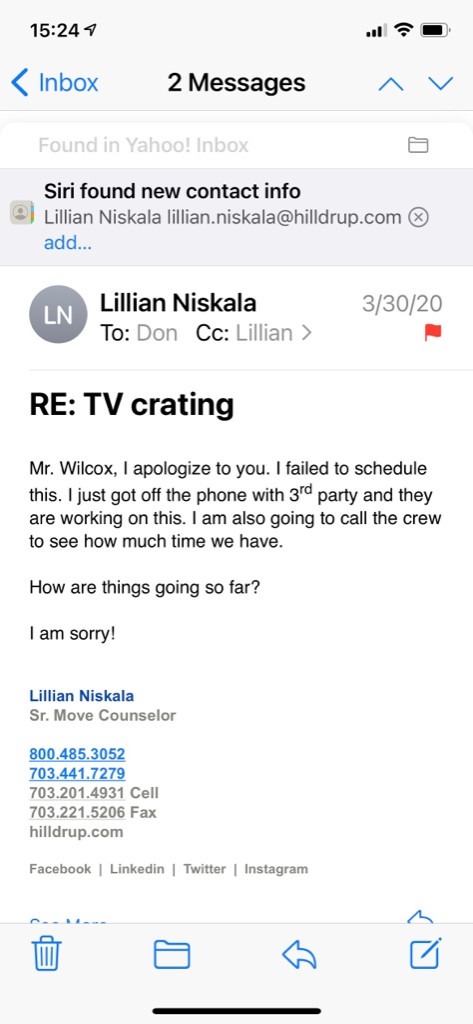 Photo by Don Wilcox of Hilldrup - Large