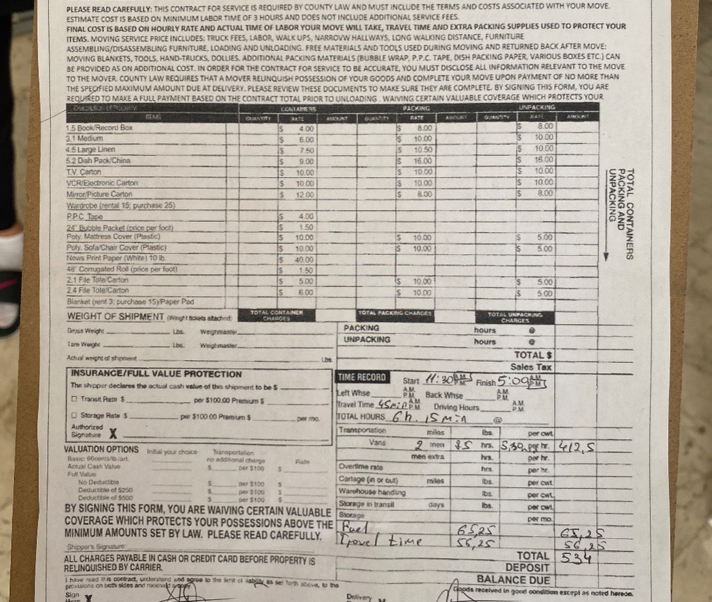 Photo by Mark Delenclos of A Couple Of Movers - Large