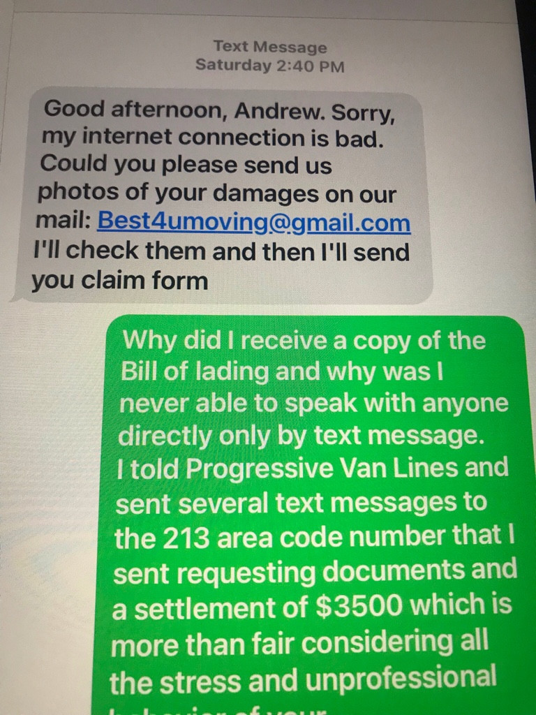 Second photo by Andrew Foster of Progressive Van Lines Incorporated - Large