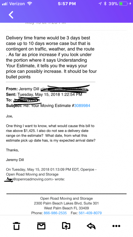 Photo by Jeremy Dill of Open Road Moving and Storage - Large