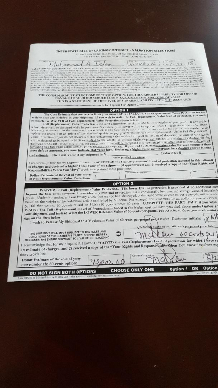 Second photo by Muhammad A Islam of Alliance Movers Inc. - Large