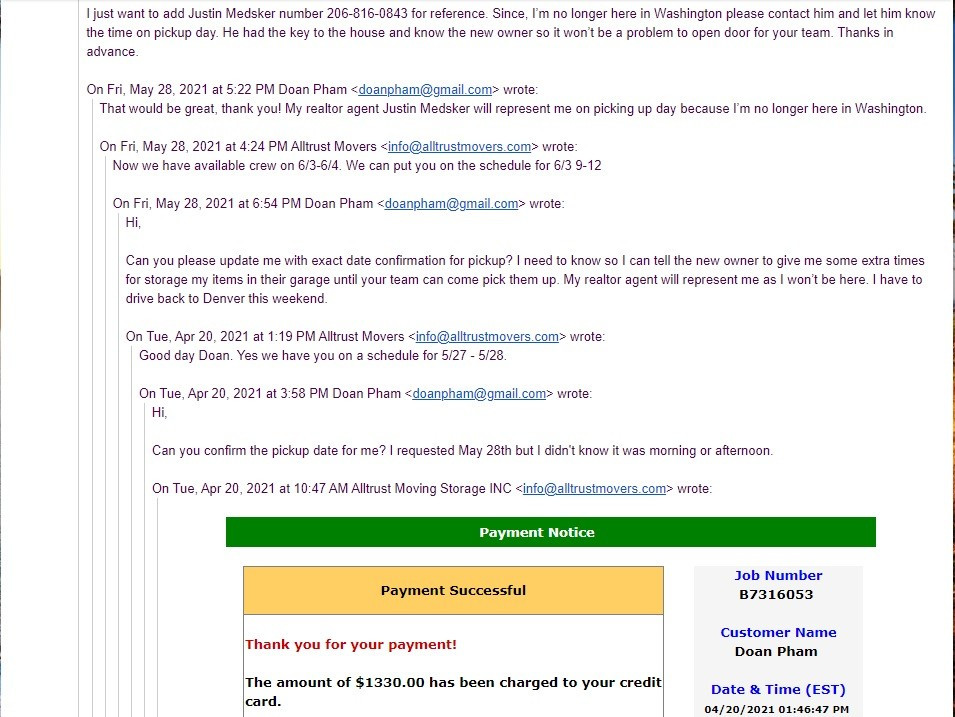 Photo by Doan Pham of Alltrust Movers - Large