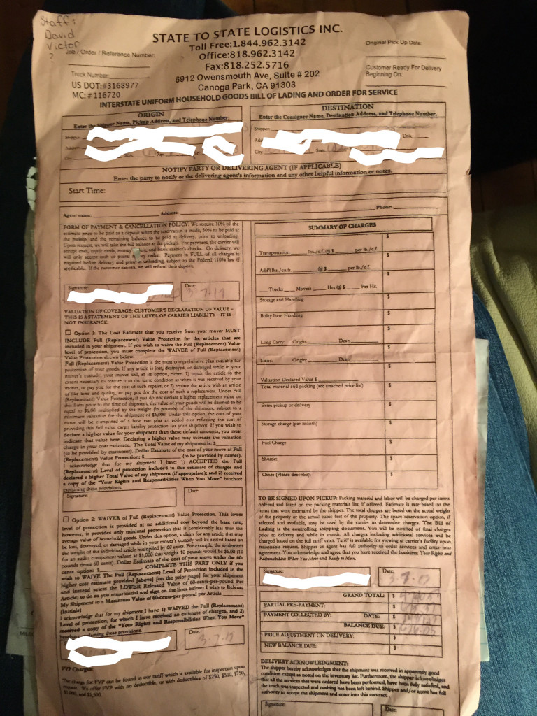 Photo by Teresa Webinger of State to State Logistics - Large