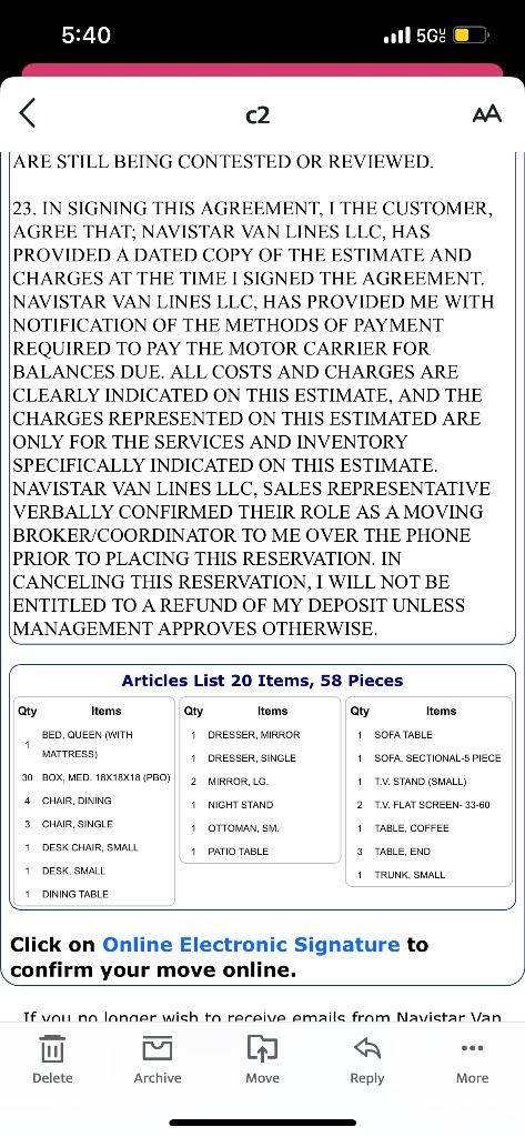 Second photo by Tatiana Sanders of Navistar Van Lines LLC - Large