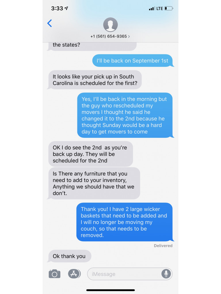 Second photo by Jenna Parker of US Household Moving & Storage - Large