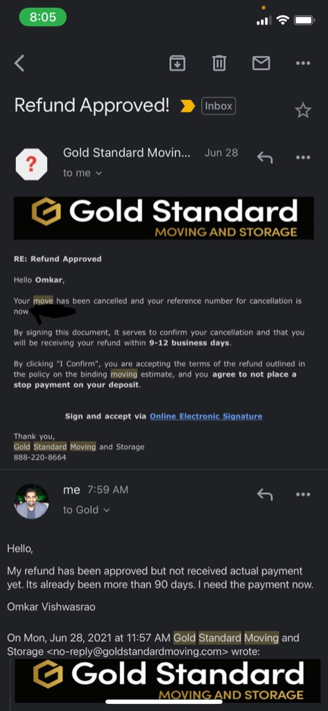 Photo by Omkar Vishwasrao of Gold Standard Moving and Storage LLC - Large