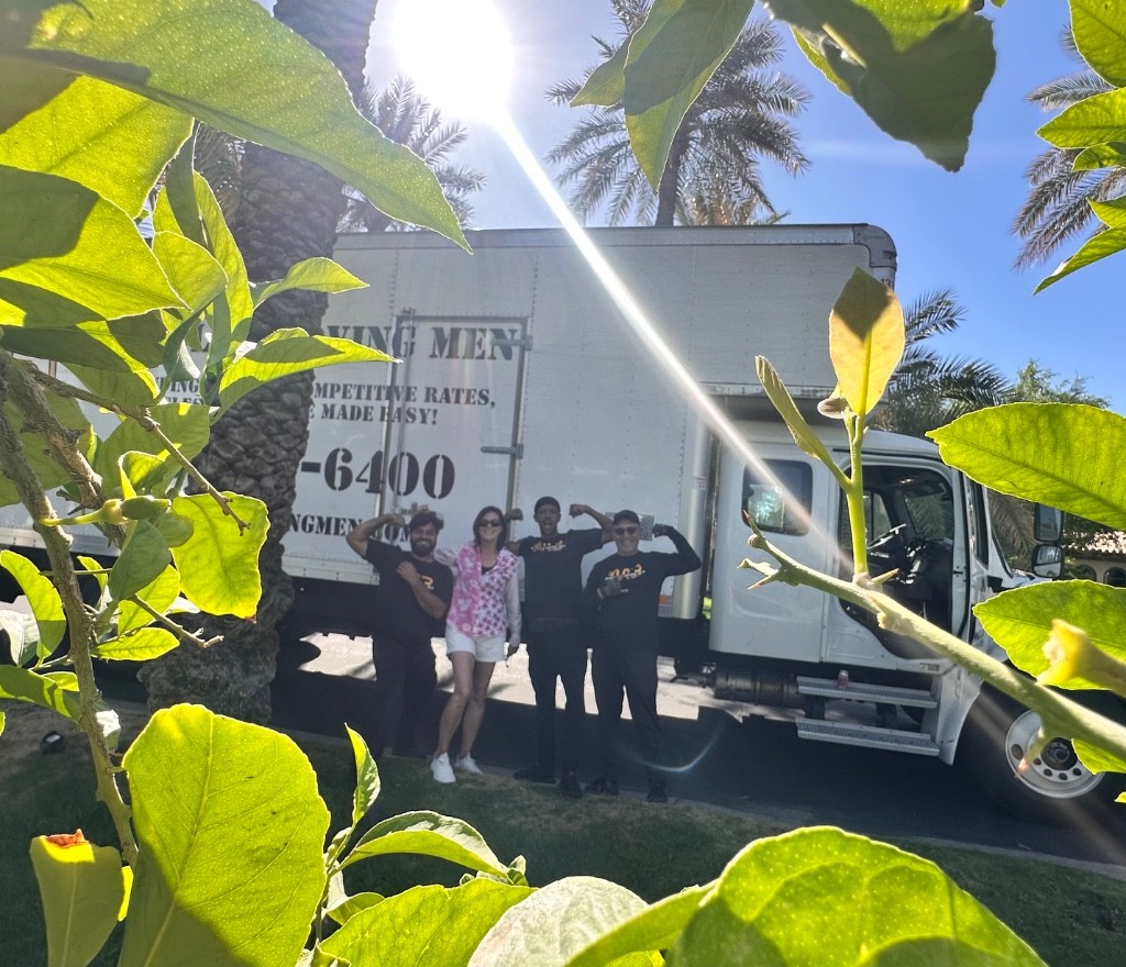 Second photo by Carol S Perry of Muscular Moving Men - Large