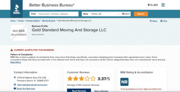 Second thumbnail photo by Natasha Crawford of Gold Standard Moving and Storage LLC