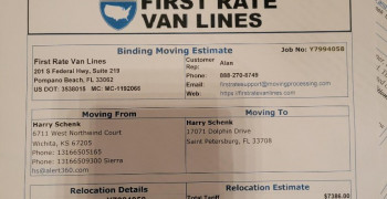 Thumbnail photo by Harry N Schenk of First Rate Van Lines