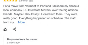 Thumbnail photo by Anne Chapman of US Interstate Van Lines