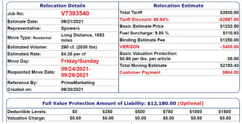 Second thumbnail photo by Bronson Raja of Americas Family Movers Inc