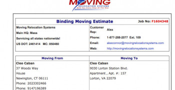 Thumbnail photo by Cleo Caban of Moving Relocation Systems