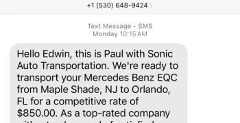 Thumbnail photo by Edwin Ardila of Sonic auto transport