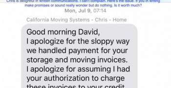 Thumbnail photo by David of California Moving Systems