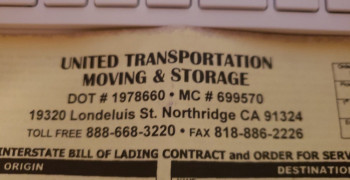 Thumbnail photo by Maria Guerrero of United Transportation Moving & Storage