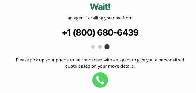 Wait, we are calling you now